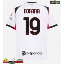 Camisa de Futebol AC Milan Youssouf Fofana #19 Equipamento Secundário 2025-26 Manga Curta